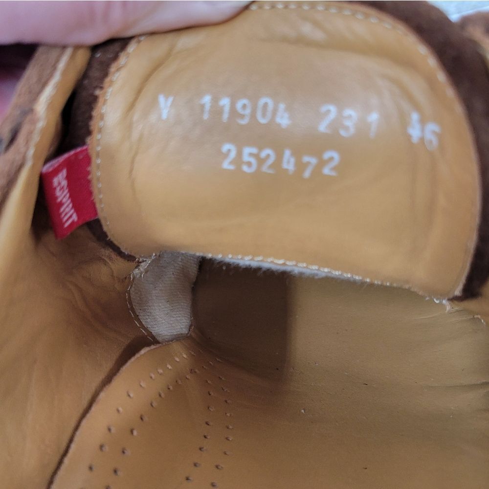 Nettleton X Esprit Vintage Brown Suede Lace Up Oxford Derby US Size 12 Euro 46 - Picture 12 of 14